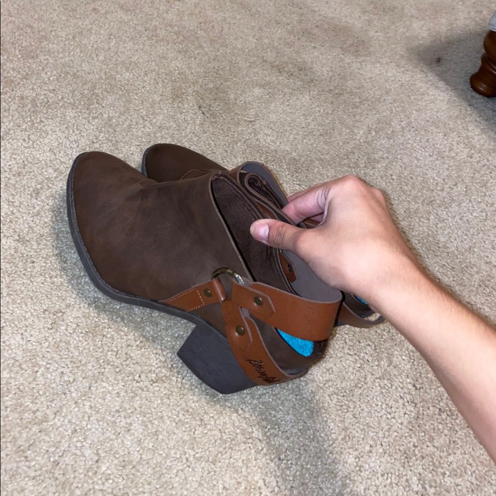 Brown booties